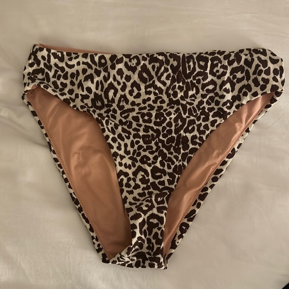 BNWT J Crew high rise leopard bottoms